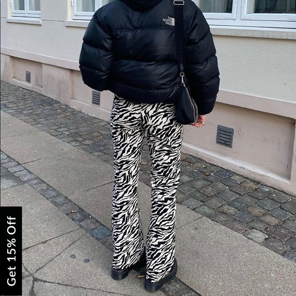 Motel Rocks Zebra Print Flare Pants - Picture 2 of 9